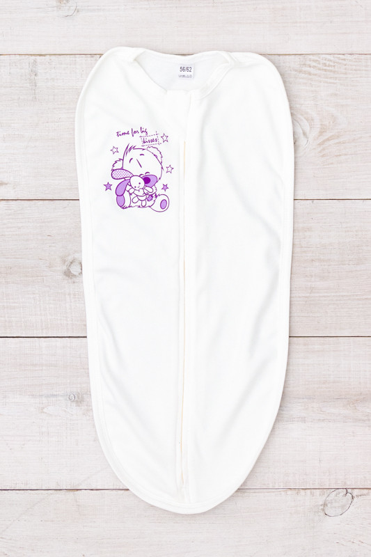 Конверт ясельний для дівчинки (на блискавці) з дефектом